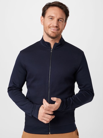 BOSS Black Sweatjacke 'Skiles' in Blau: predná strana