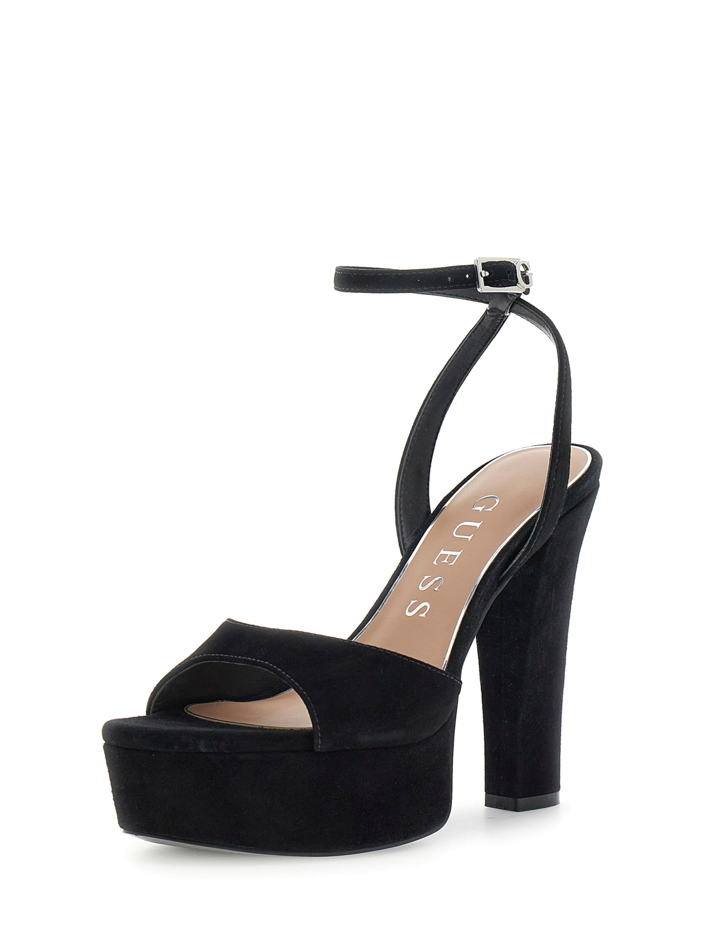 GUESS Sandály 'HITTEN' – černá: přední strana