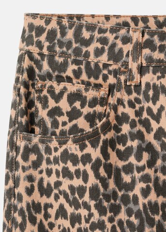MANGO Tapered Jeans in Braun