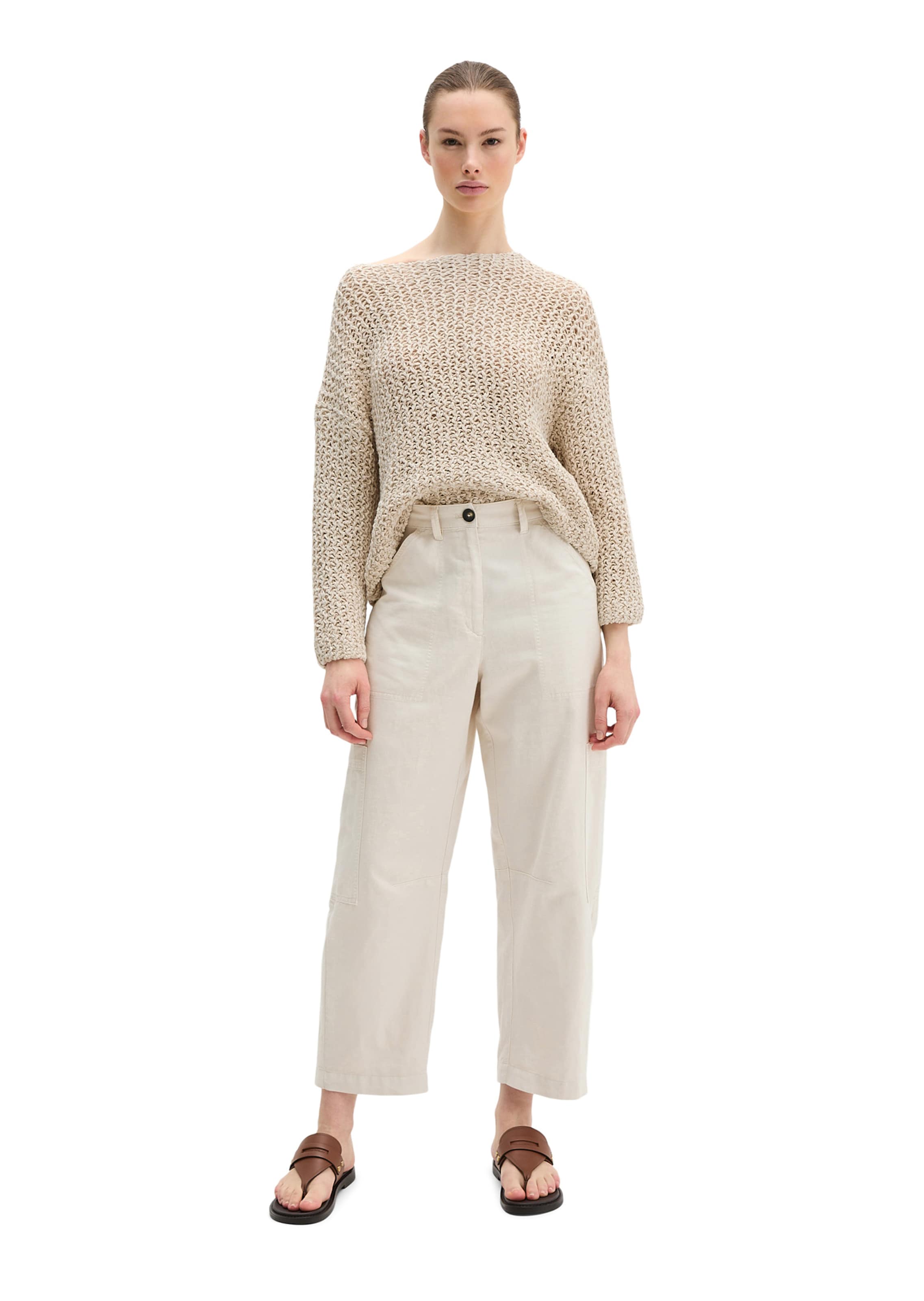 Barrel Pantalon cargo Marc O'Polo en gris