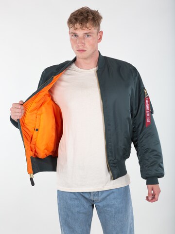 ALPHA INDUSTRIES Between-Season Jacket 'MA-1' in Green