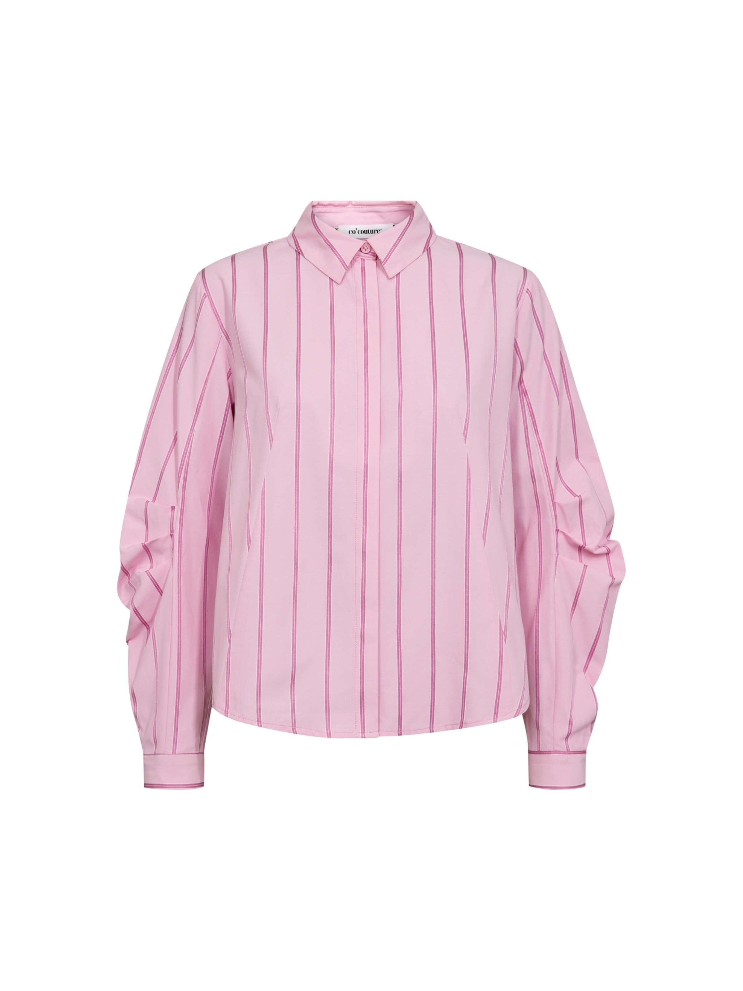 Chemisier 'Rosalina' co'couture en rose : devant