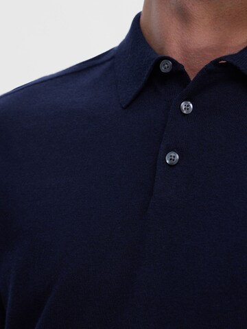 Pull-over 'Berg' SELECTED en bleu