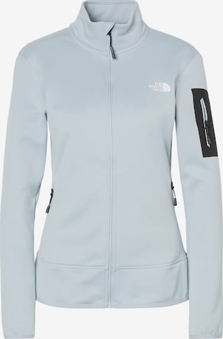 THE NORTH FACE Funkčná flisová bunda 'MISTYESCAPE' - Sivá: predná strana