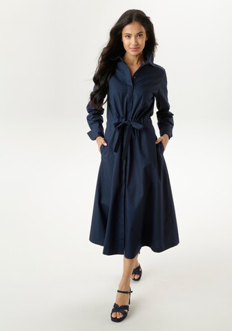 Aniston SELECTED Shirt Dress in Blue