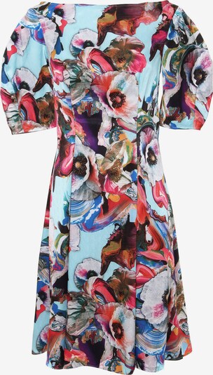 Madam-T Sommerkleid 'ROBERTA' in blau / hellblau / rot, Produktansicht