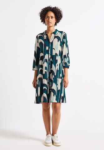 STREET ONE Shirt Dress in Blue: front