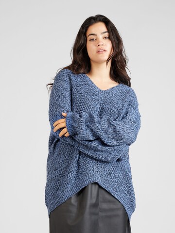 Z-One Sweater 'Pipa' in Blue: front