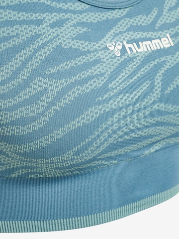 Hummel Bralette Sports Bra 'MT Saga' in Blue