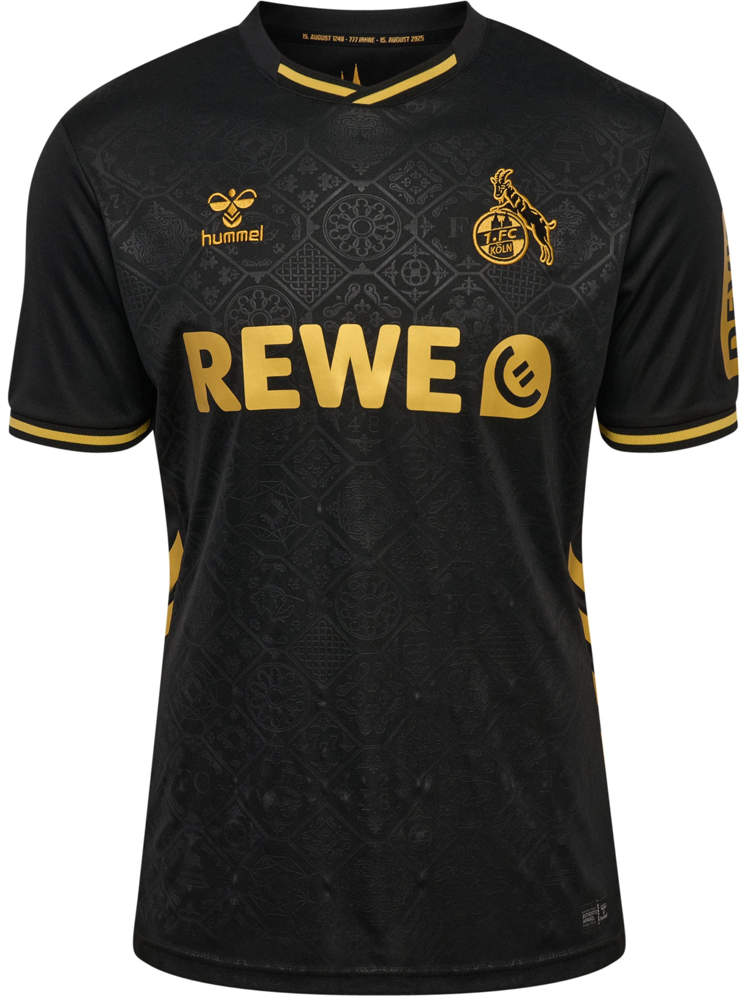 Hummel Funktionsskjorte i guld / sort, Produktvisning