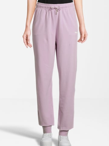 Effilé Pantalon FILA en violet : devant