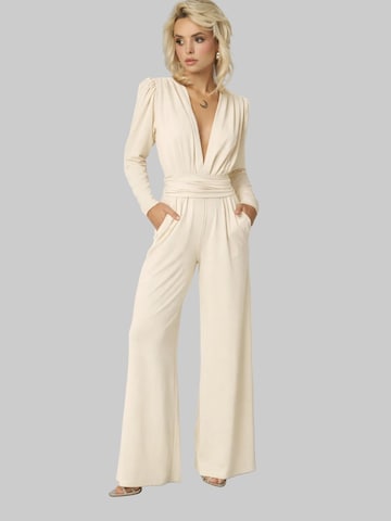Madnezz House Jumpsuit 'Kombinezon Sally' in Beige: Vorderseite