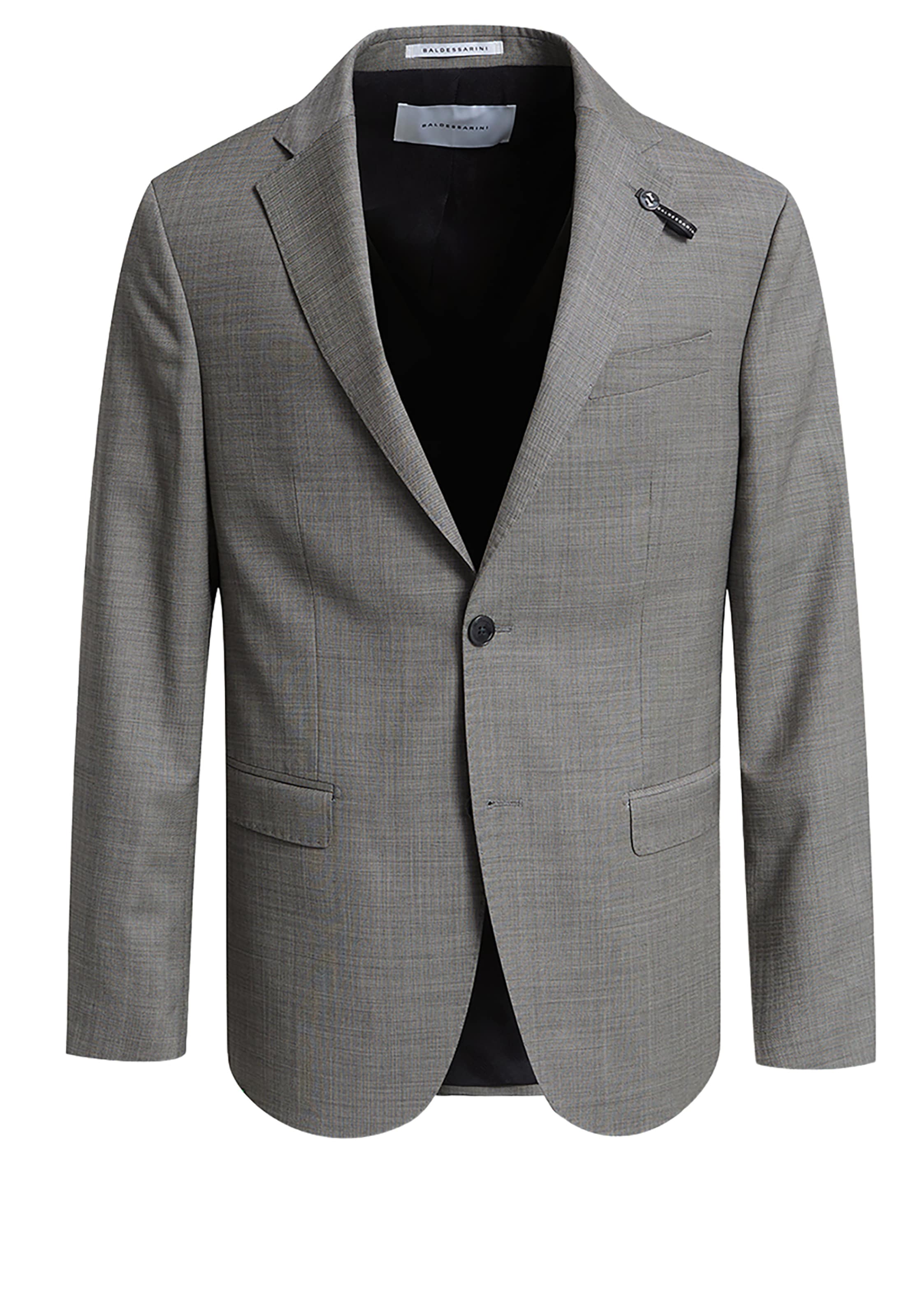 Baldessarini Slim fit Business Blazer ' Serano-4 ' in Grey: front
