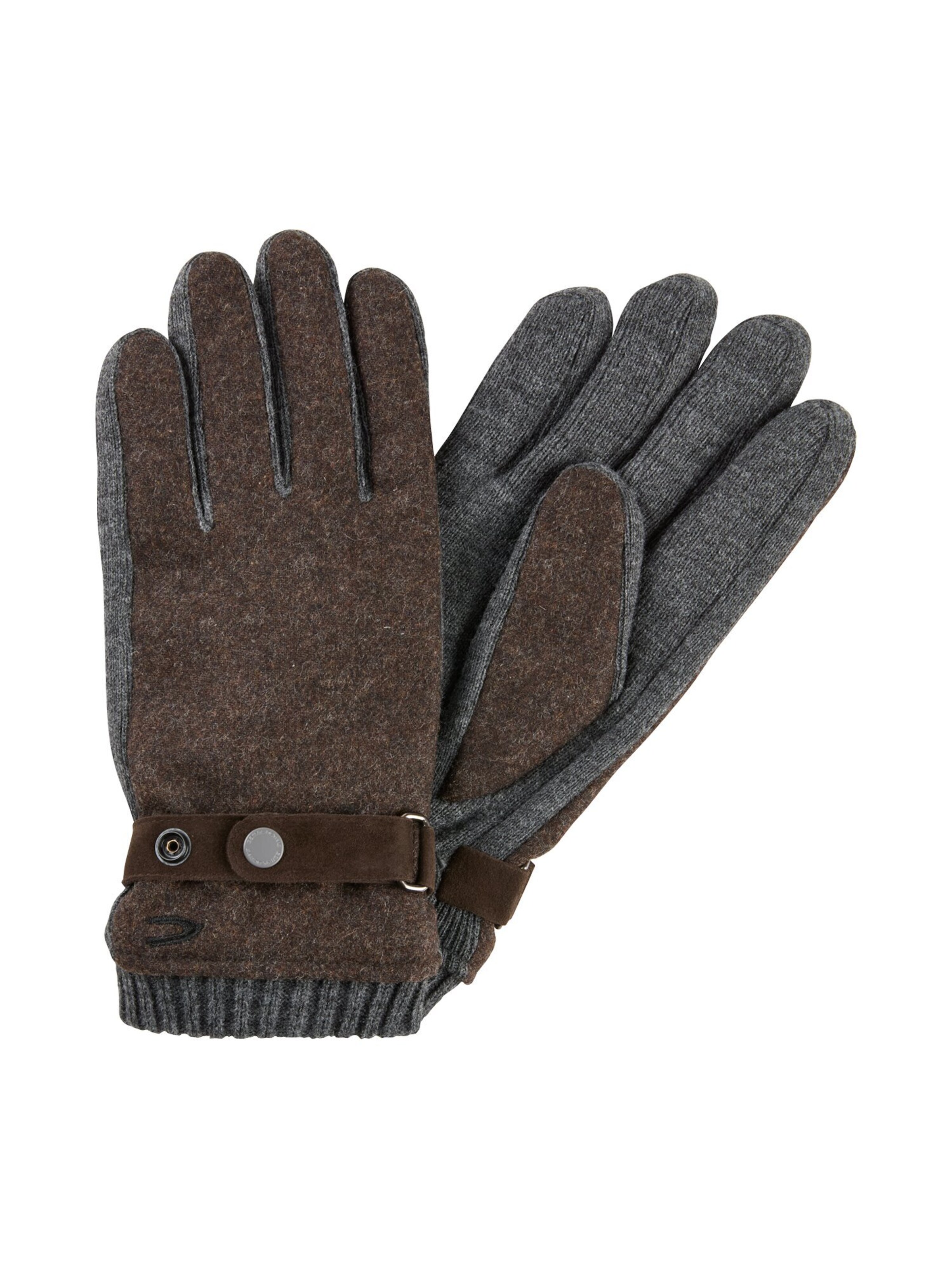 CAMEL ACTIVE Full Finger Gloves in Brown: front