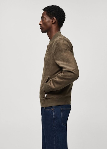 MANGO MAN Between-Season Jacket 'Bero' in Brown