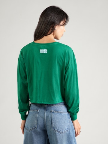 Tricou 'APOLY' de la AMERICAN VINTAGE pe verde