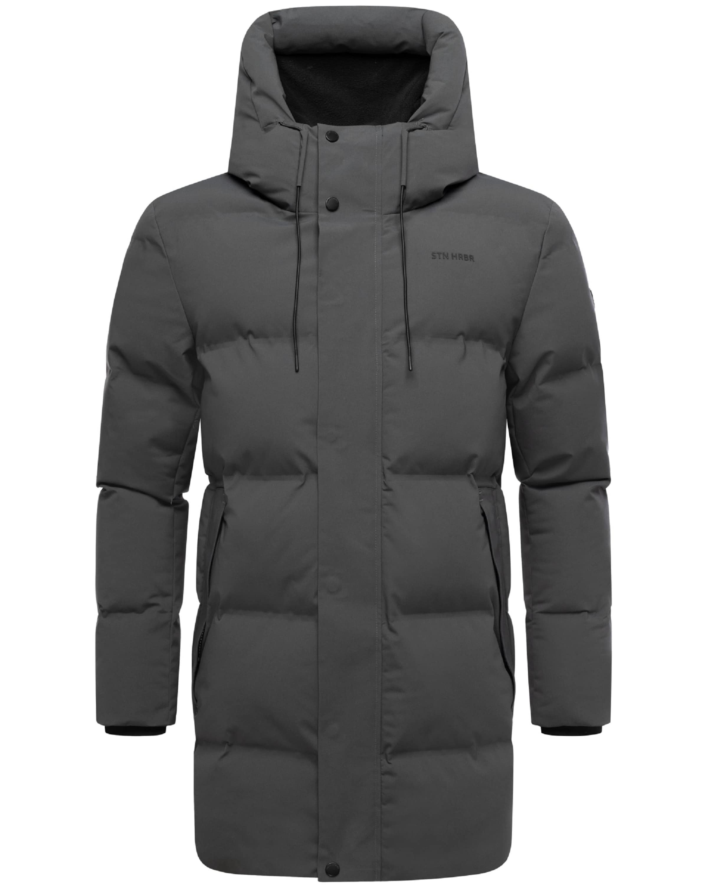STONE HARBOUR Zimní kabát 'Darianoo XX' – šedá: přední strana