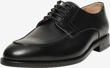 Henry Stevens Lace-Up Shoes 'Marshall N' in Black: front