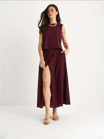 Bianco Lucci Broekpak in Rood