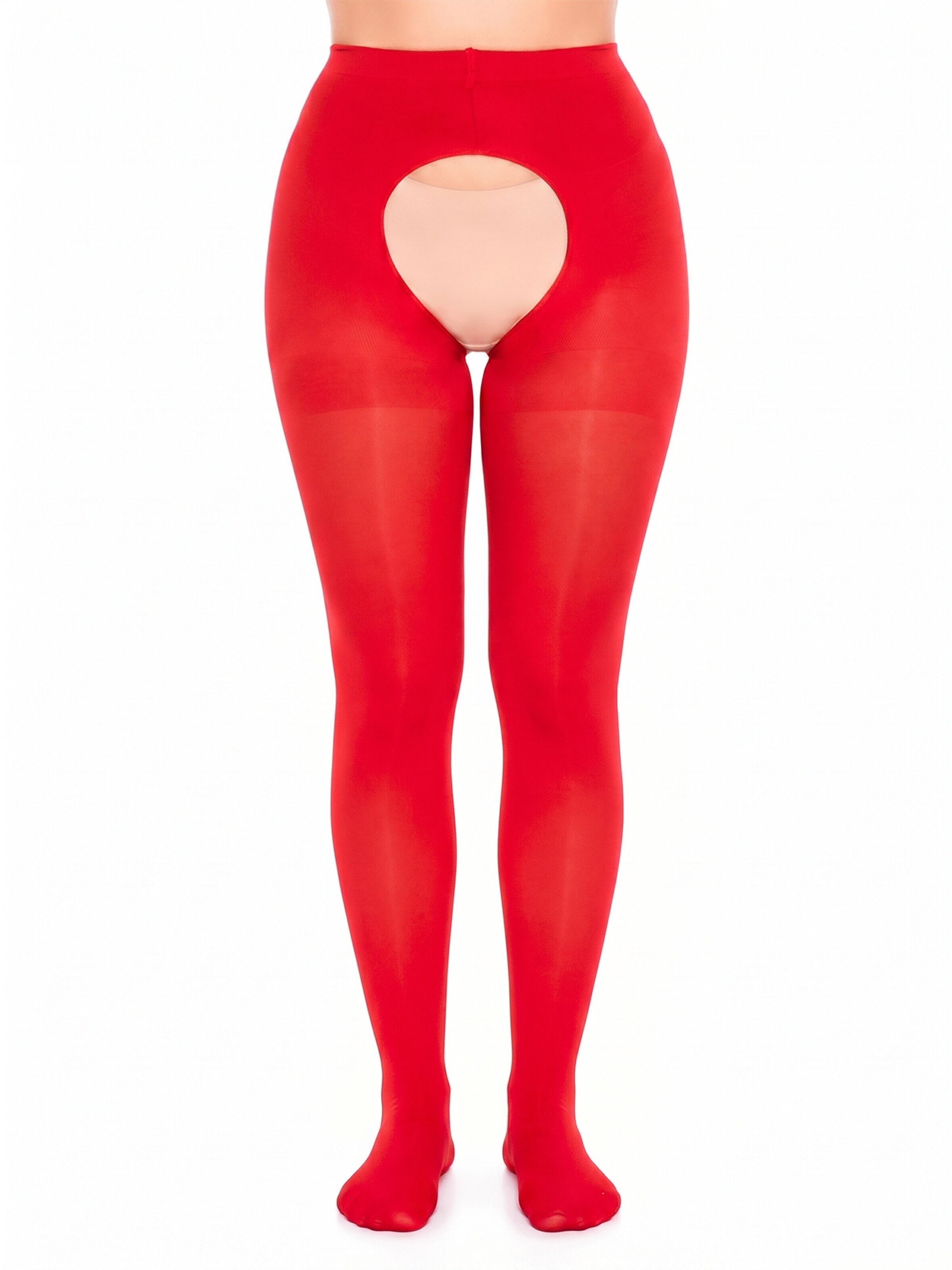 GLAMORY Tights in Red: front