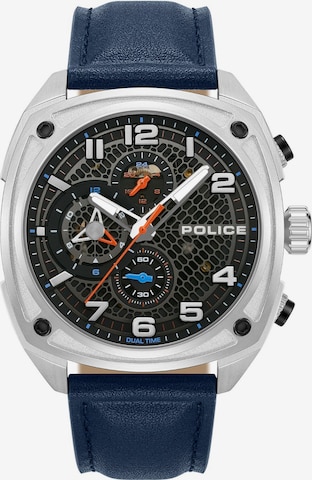 POLICE Analog watch ' Portland ' in Black: front