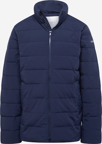 Les Deux Between-Season Jacket 'Mattis' in Blue: front