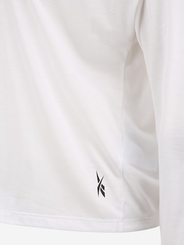 Reebok - Camiseta funcional en blanco
