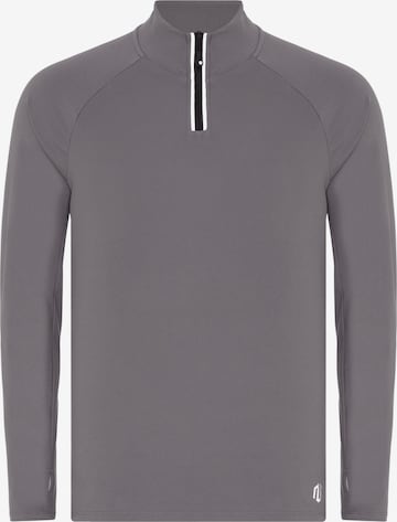 MOROTAI Funktionsshirt 'TRAINING DRY' in Grau: Vorderseite