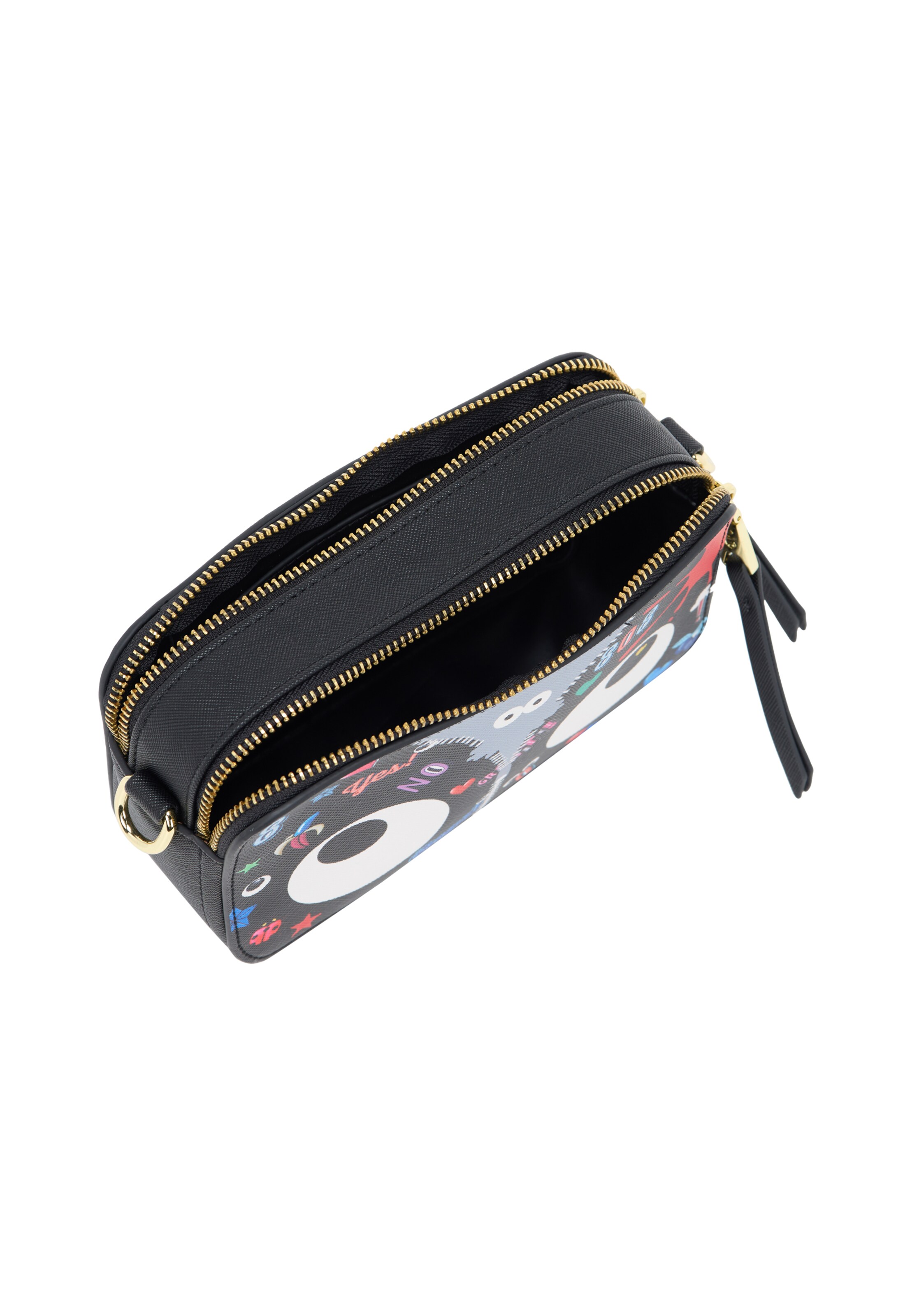 MYMOTorba preko ramena 'Pop Eyetheme' - crna boja