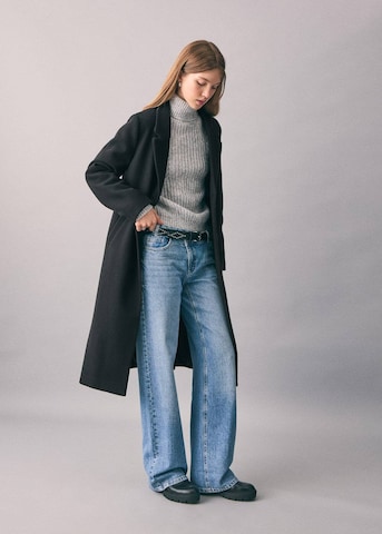 MANGO TEEN Mantel 'Galesn' in Schwarz