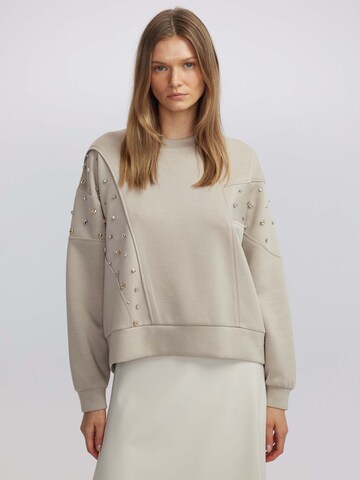 Ipekyol Sweatshirt in Beige: front