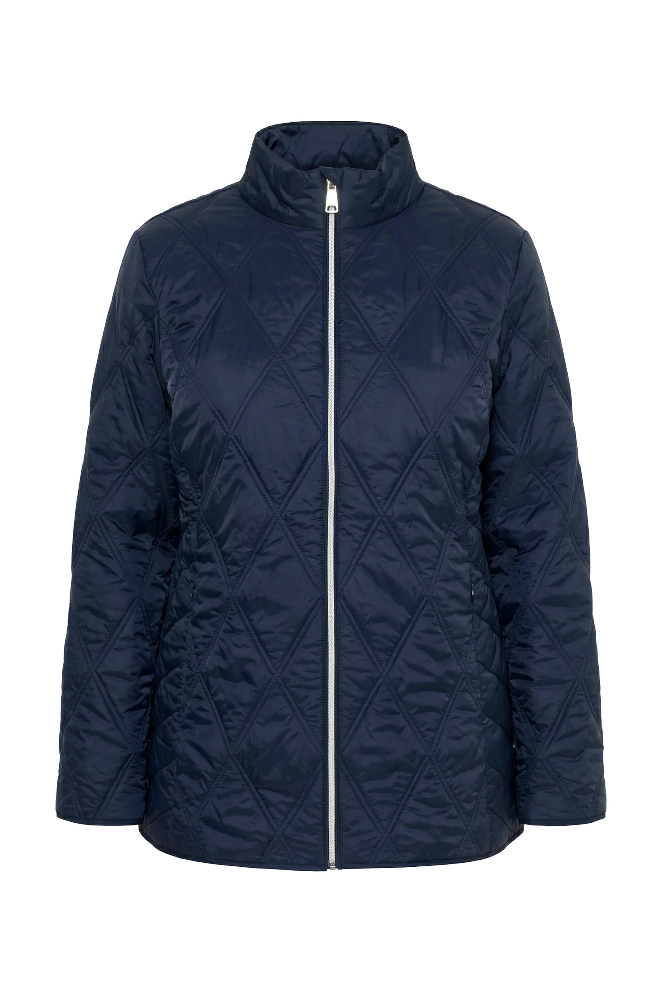 Ulla Popken Tussenjas in Blauw: voorkant