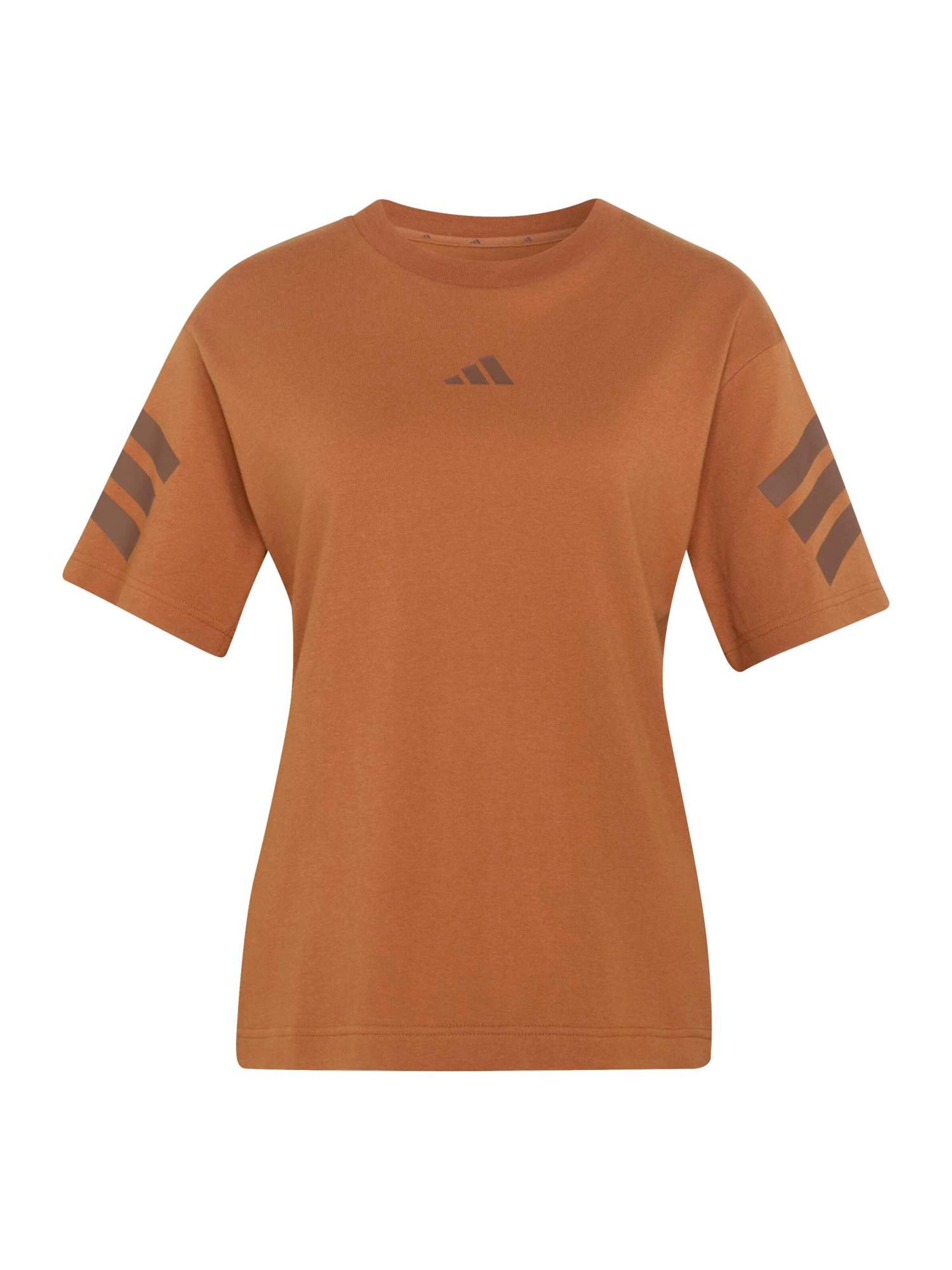 brūns ADIDAS SPORTSWEAR Sporta krekls 'Future Icons': no priekšpuses