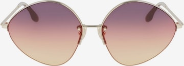 Lunettes de soleil Victoria Beckham en or : devant