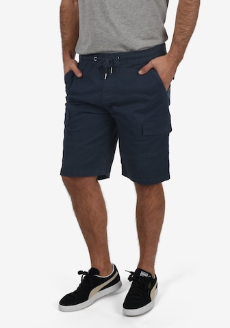 !Solid Regular Cargobroek 'Henik' in Blauw: voorkant