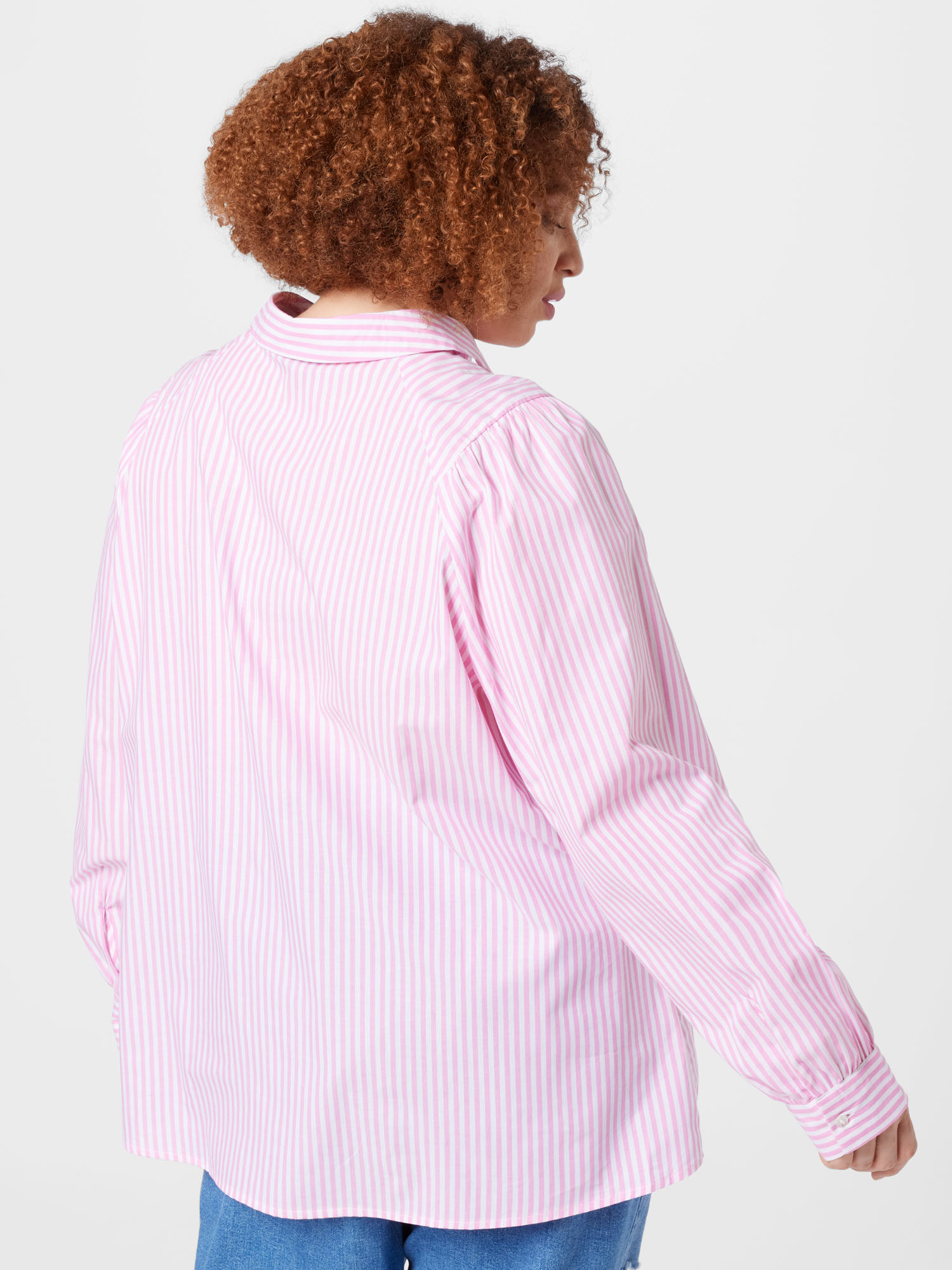 Taglie comode Abbigliamento Zizzi Camicia da donna VUMA in Rosa 