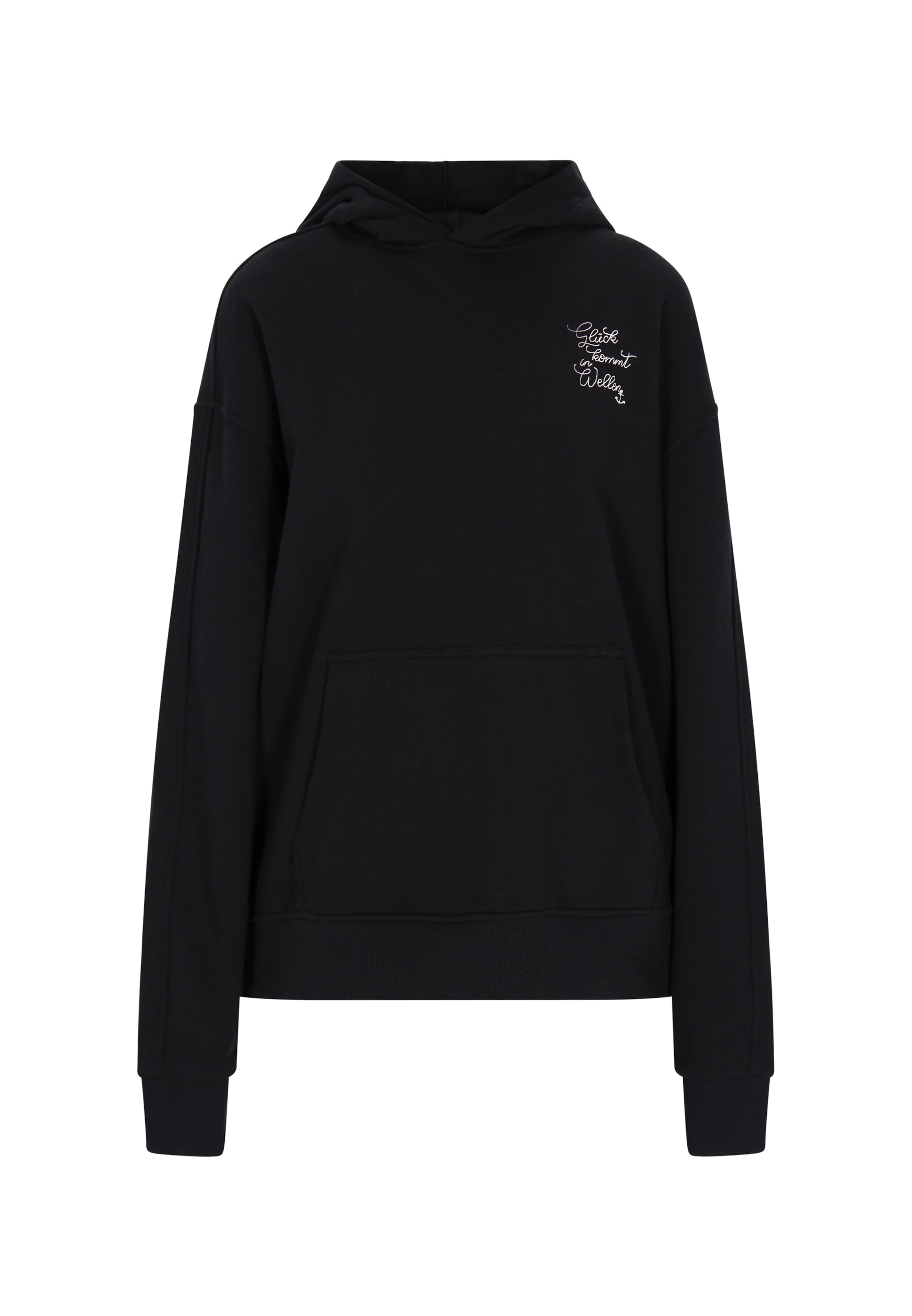 DreiMaster Vintage Mikina - Čierna: predná strana