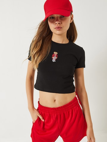 Bianco Lucci Majica | črna barva: sprednja stran