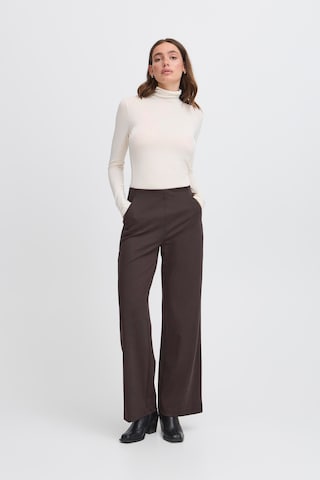 Wide Leg Pantalon 'IHKate ' ICHI en marron