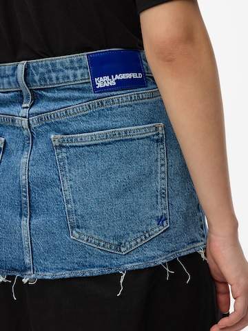 KARL LAGERFELD JEANS - Falda en azul