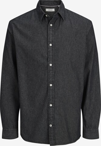 JACK & JONES Regular Fit Hemd 'TEXAS' in Schwarz: predná strana