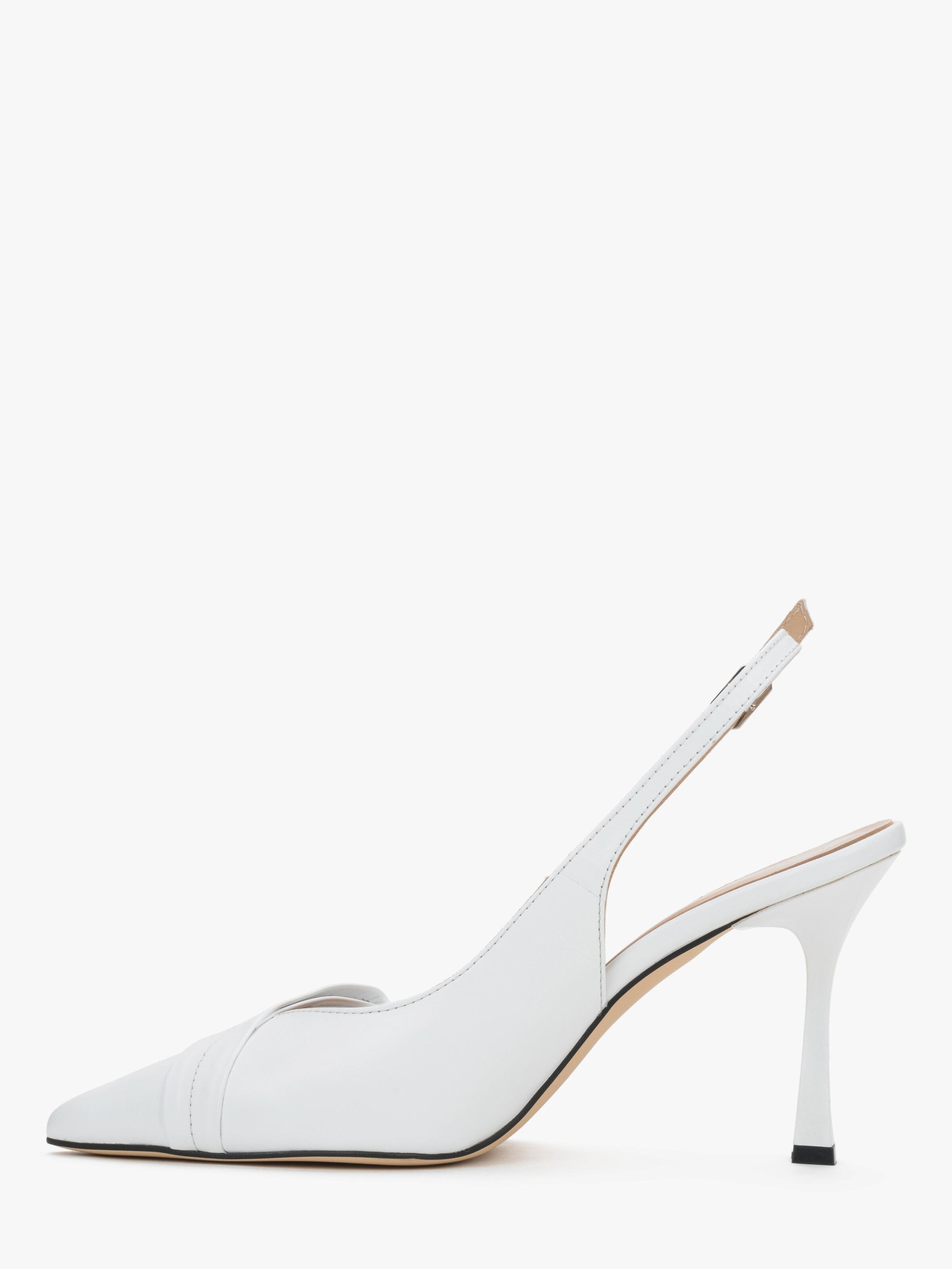 Estro Zapatos destalonado '308-5017' en 36 en blanco, Vista del producto