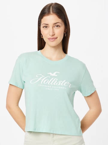 Tricou de la HOLLISTER pe verde: față