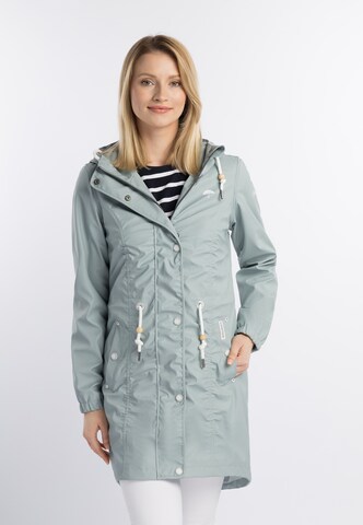 Schmuddelwedda Raincoat in Green: front