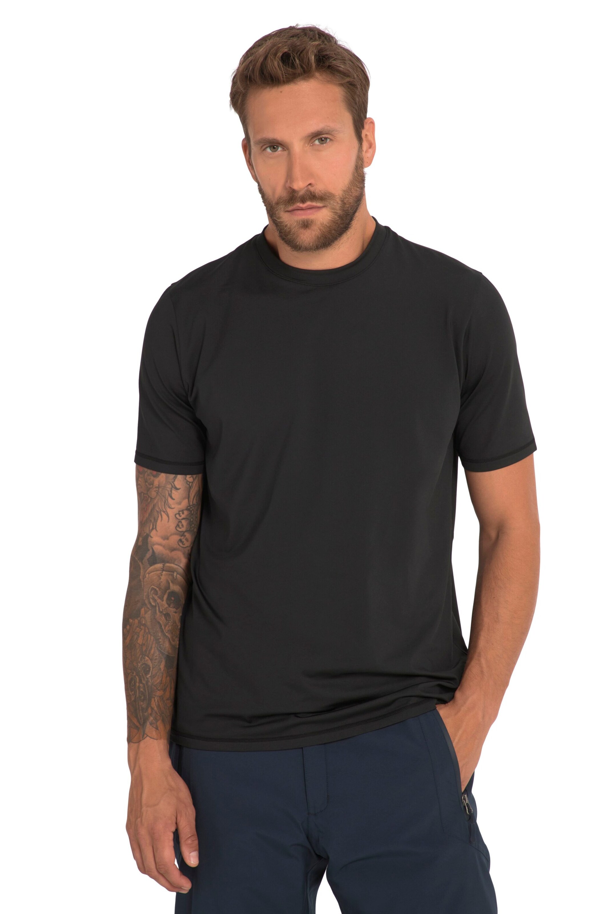 JAY-PI Base Layer in Schwarz: Vorderseite