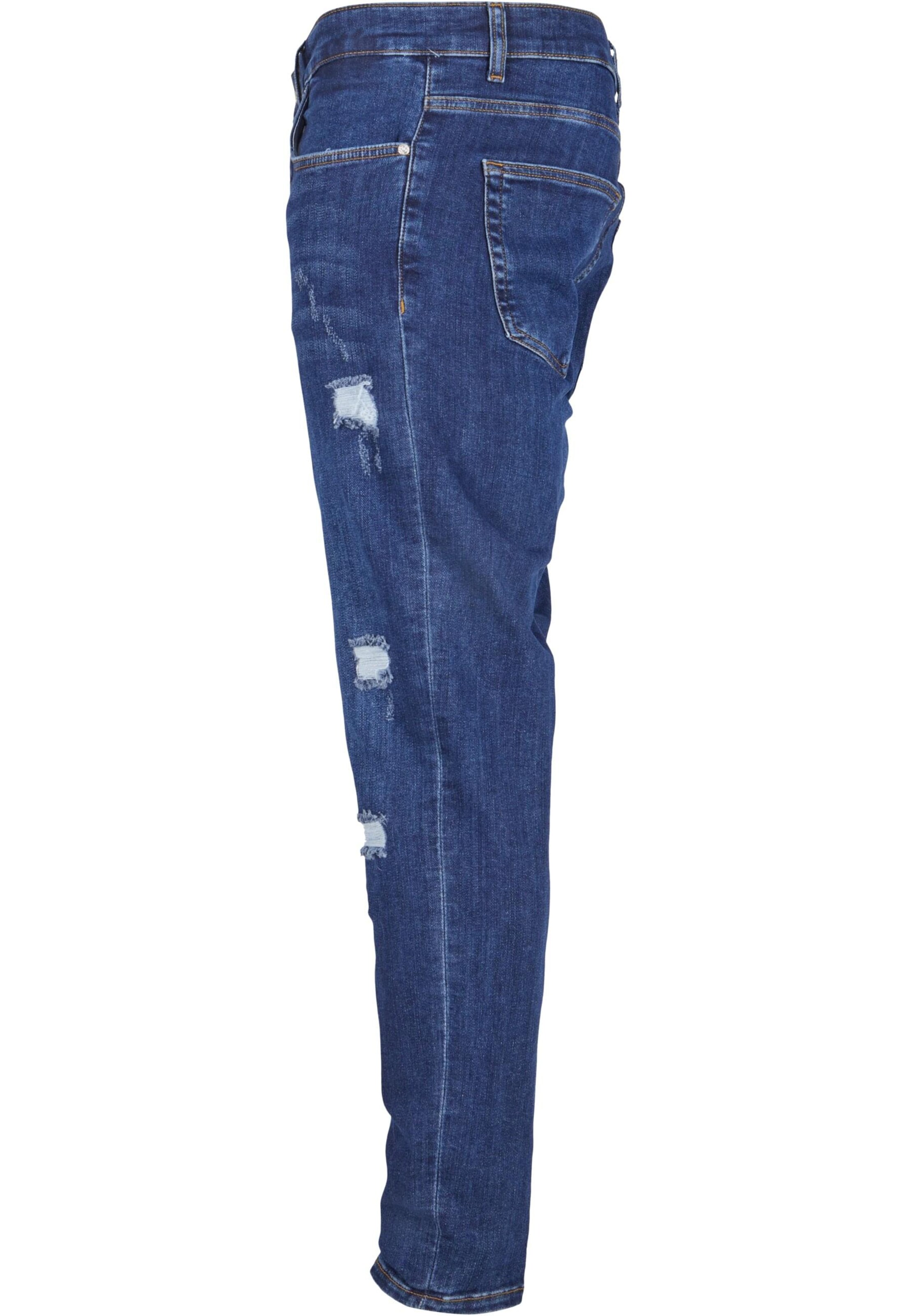 2Y Premium Tapered Jeans in Blauw