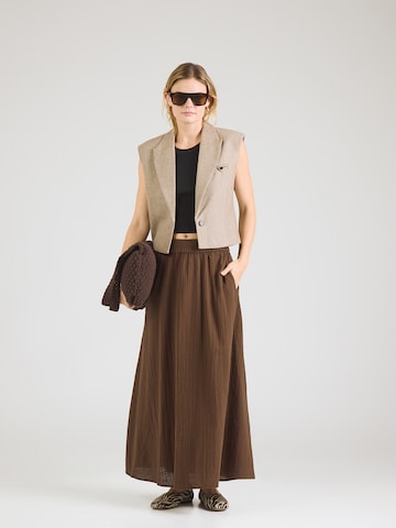 ONLY - Falda 'ONLTIZANA' en marrón