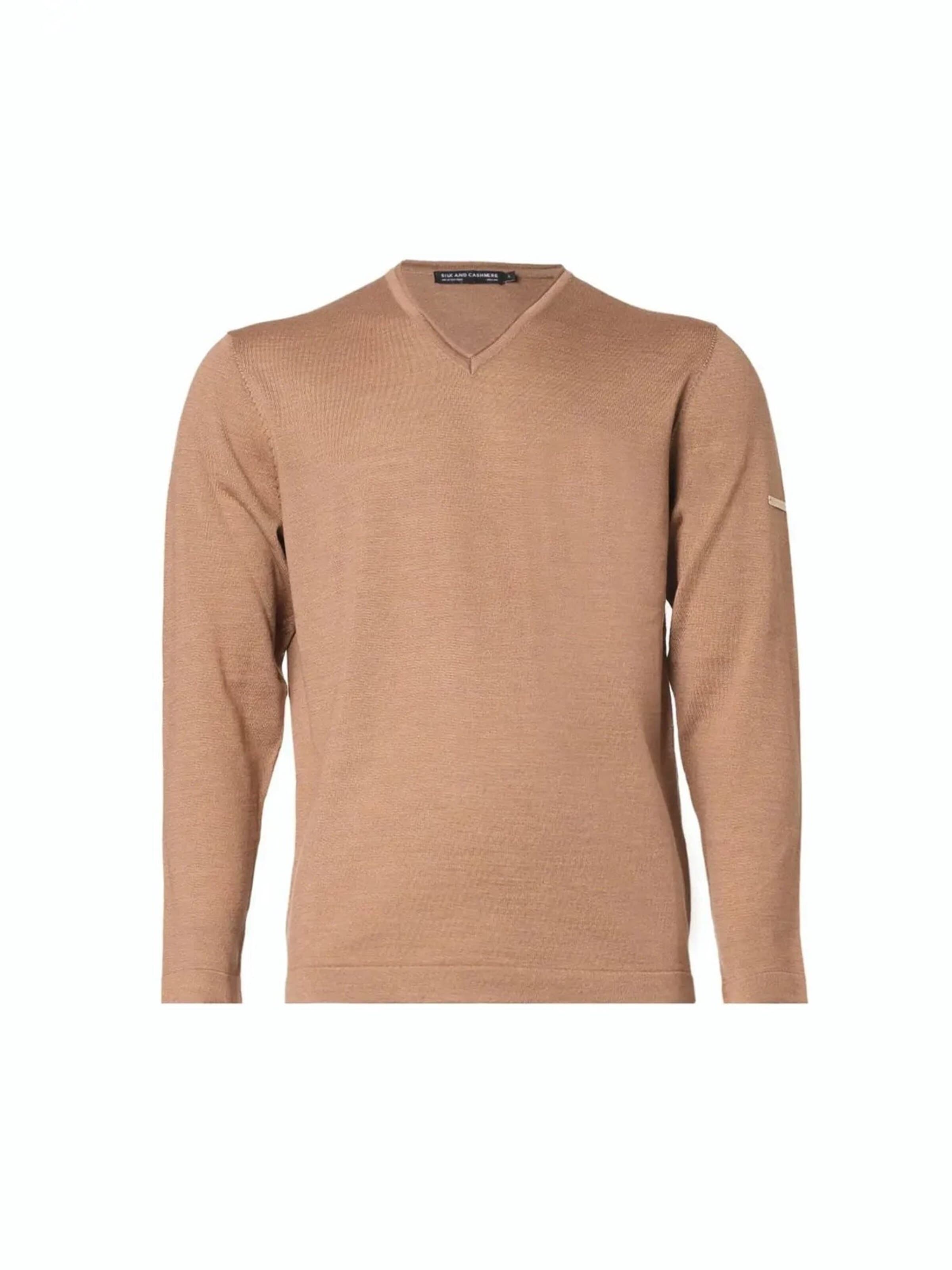 SILK & CASHMERE Pullover‌‌‌‌‌ in Beige: Vorderseite