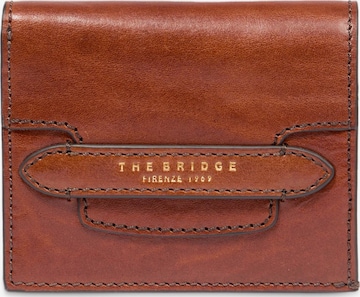 Porte-monnaies The Bridge en marron : devant