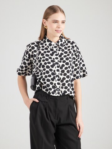 Compania Fantastica Μπλούζα 'Camisa' σε λευκό: μπροστά